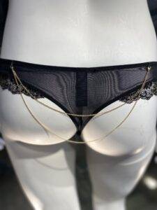 black lingerie